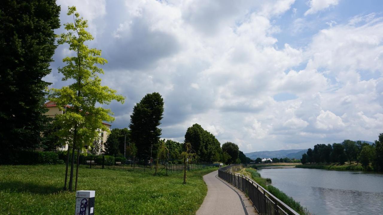 Arno River View Apartment Terraces, Free Parking Florenz Exterior foto